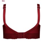 سوتین زنانه ماییلدا مدل دانتل پروانه کش کد 5058 رنگ زرشکی