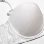 سوتین زنانه پدلی مدل فنردار بند متحرک کد 5127-P162 رنگ سفید