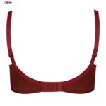 سوتین زنانه لین مدل فنردار کد 4680-741 رنگ زرشکی