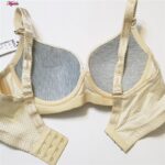 ست شورت و سوتین زنانه پدلی مدل بند متحرک فنردار کد 5131-P130 رنگ کرم چهارخانه