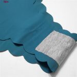 شورت زنانه اس کیو اف هانا مدل لیزری کد 4978 رنگ آبی