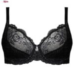 سوتین زنانه لین مدل فنردار کد 4680-513 رنگ مشکی