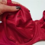 سوتین زنانه شاندرمن مدل فنردار کد 5080-2370-610 رنگ زرشکی