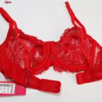 ست شورت و سوتین زنانه برتا مدل فنردار کد 5100-2420-ZR رنگ قرمز