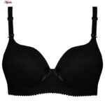 ست شورت و سوتین زنانه پدلی مدل بند متحرک فنردار کد 5126-P133 رنگ مشکی