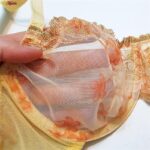 ست شورت و سوتین زنانه پدلی مدل فنردار کد 5116-P302 رنگ زرد