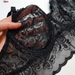 ست شورت و سوتین زنانه برتا مدل فنردار کد 5109-4088-AB رنگ مشکی