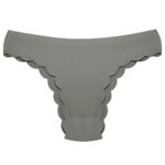 شورت زنانه اس کیو اف هانا مدل لیزری کد 4978 رنگ خاکستری روشن