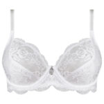 سوتین زنانه لین مدل فنردار کد 4680-513 رنگ سفید