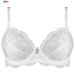 سوتین زنانه لین مدل فنردار کد 4680-513 رنگ سفید