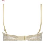 ست شورت و سوتین زنانه برتا مدل شکوفه بهاری فنردار کد 5121-6050-CC رنگ کرم