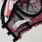 ست شورت و سوتین زنانه برتا مدل فنردار کد 5112-2511-EB رنگ مشکی