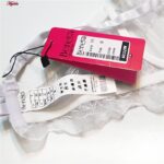 ست شورت و سوتین زنانه برتا مدل فنردار کد 5108-4032-W رنگ سفید به همراه نگهدارنده جوراب