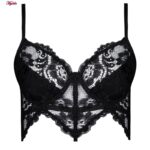 ست شورت و سوتین زنانه برتا مدل فنردار کد 5119-2520-B رنگ مشکی