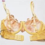 ست شورت و سوتین زنانه پدلی مدل فنردار کد 5116-P302 رنگ زرد