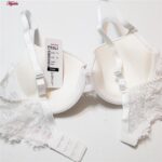 ست شورت و سوتین زنانه پدلی مدل فنردار کد 5124-P163 رنگ سفید