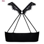 نیم تنه ورزشی زنانه ماییلدا مدل پددار پشت ضربدری کد 5081 رنگ مشکی