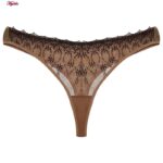 ست شورت و سوتین زنانه برتا مدل فنردار کد 5100-2420-BR رنگ قهوه ای