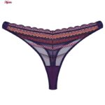 ست شورت و سوتین زنانه برتا مدل فنردار کد 5100-2420-PU رنگ بنفش