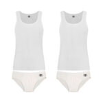 ست شورت و زیرپوش مردانه برهان تن پوش کد 001 بسته 2 عددی