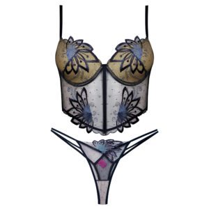 ست شورت و سوتین زنانه برتا مدل فنردار کد 5128-6080-LS