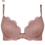 ست شورت و سوتین زنانه پدلی مدل بند متحرک فنردار کد 5129-P139 رنگ کالباسی