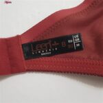 سوتین زنانه لین مدل فنردار کد 4680-741 رنگ زرشکی