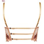 ست شورت و سوتین زنانه برتا مدل فنردار کد 5128-6080-LC رنگ گلبهی