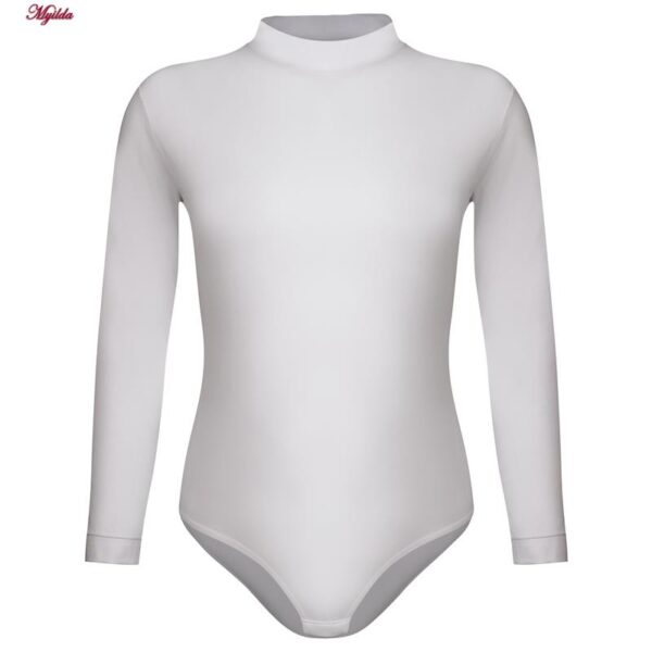 بادی آستین بلند زنانه ماییلدا مدل 3684-1395 رنگ سفید