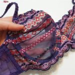 ست شورت و سوتین زنانه برتا مدل فنردار کد 5100-2420-PU رنگ بنفش