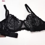 ست شورت و سوتین زنانه برتا مدل فنردار کد 5100-2420-AB رنگ مشکی