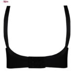 سوتین زنانه ماییلدا مدل گیپور گلدار بدون فنر کد 5038 رنگ مشکی