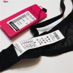 ست شورت و سوتین زنانه برتا مدل فنردار گل آبی کد 5100-2420-BT رنگ مشکی