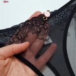 ست شورت و سوتین زنانه برتا مدل فنردار کد 5101-1031-BB رنگ مشکی