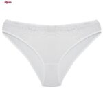 ست شورت و سوتین زنانه پدلی مدل فنردار کد 5124-P163 رنگ سفید