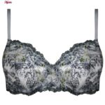 ست شورت و سوتین زنانه برتا مدل فنردار کد 5100-2420-MP رنگ طوسی