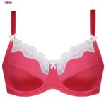 سوتین زنانه لین مدل فنردار کد 4680-608 رنگ سرخابی