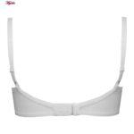 سوتین زنانه برتا مدل ساتن فنردار کد 5117-555-W رنگ سفید