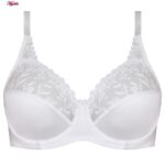 سوتین زنانه شاندرمن مدل فنردار کد 5080-2280-03 رنگ سفید