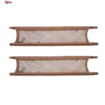 ست شورت و سوتین زنانه برتا مدل فنردار کد 5104-4041-BR رنگ قهوه ای به همراه نگهدارنده جوراب