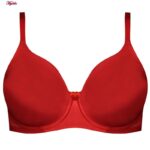 سوتین زنانه برتا مدل ساتن فنردار کد 5117-555-R رنگ قرمز