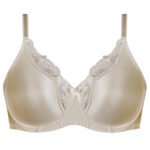 سوتین زنانه لین مدل فنردار کد 4680-745 رنگ کرم