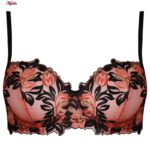 ست شورت و سوتین زنانه برتا مدل فنردار کد 5100-2420-JR رنگ نارنجی