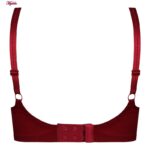 سوتین زنانه شاندرمن مدل فنردار کد 5080-2440-610 رنگ زرشکی