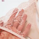 ست شورت و سوتین زنانه برتا مدل فنردار کد 5108-4032-P رنگ گلبهی به همراه نگهدارنده جوراب