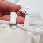 سوتین زنانه پدلی مدل فنردار بند متحرک کد 5127-P162 رنگ سفید