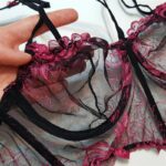 ست شورت و سوتین زنانه برتا مدل فنردار کد 5112-2511-EB رنگ مشکی