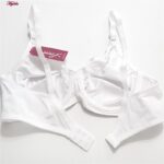 سوتین زنانه لین مدل فنردار کد 4680-745 رنگ سفید