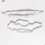 ست شورت و سوتین زنانه برتا مدل فنردار کد 5108-4032-W رنگ سفید به همراه نگهدارنده جوراب