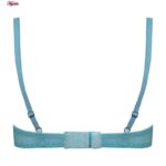 ست شورت و سوتین زنانه پدلی مدل فنردار کد 5115-P202 رنگ آبی روشن